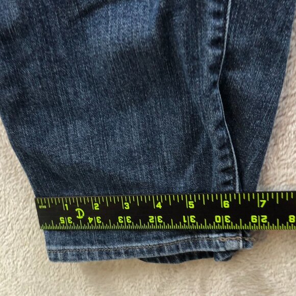 Eddie Bauer Womens Boyfriend Jeans Size 20W Midrise Slim Relaxed Blue Denim - Picture 4 of 14